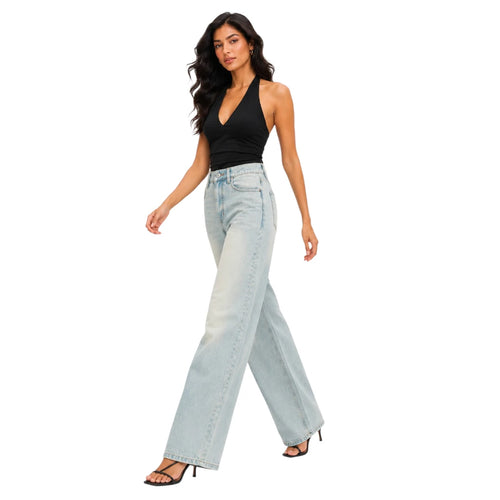 StoneWash wide leg