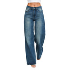 Sundown Wash Wide leg jeans